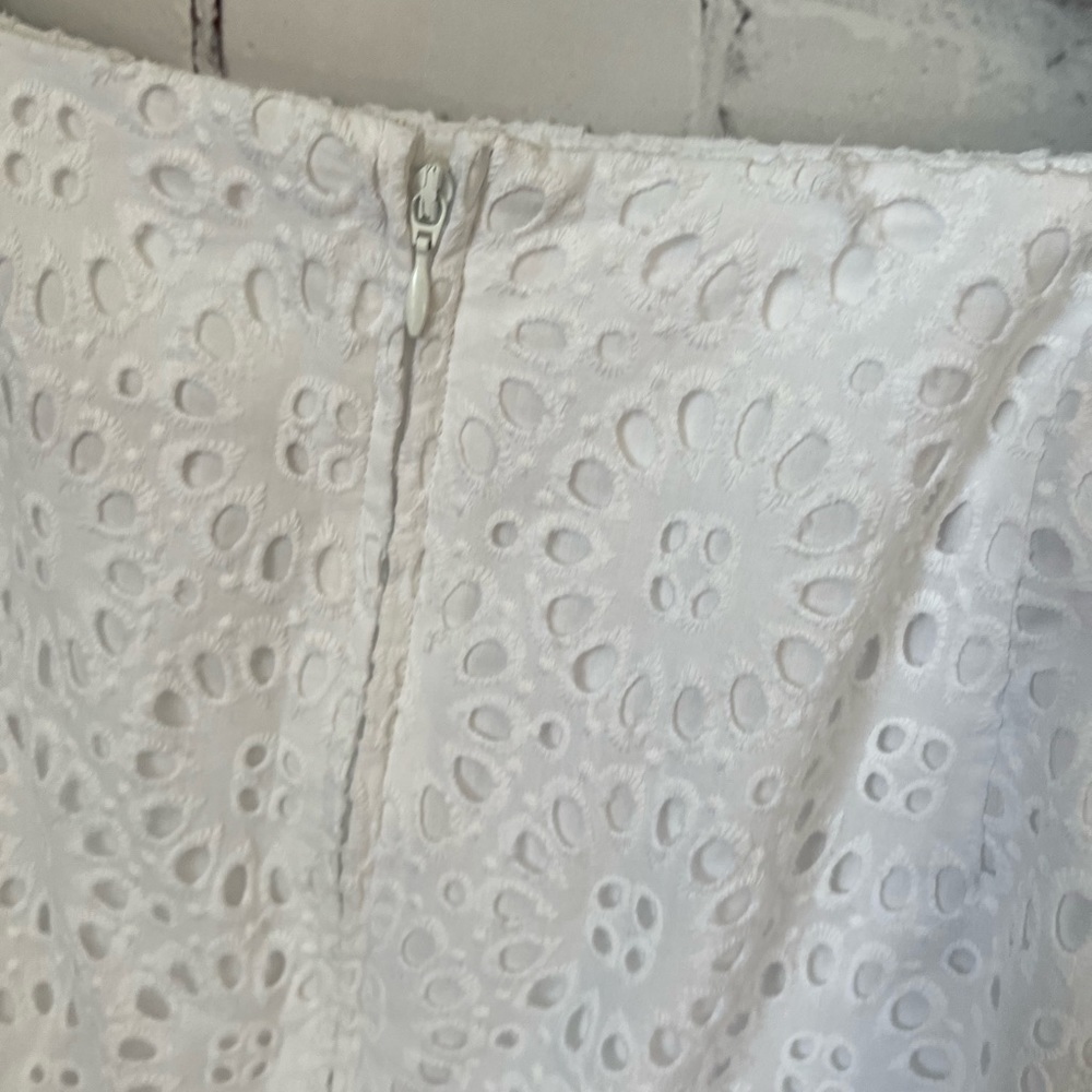Lilly Pulitzer Roca Eyelet Ruffled Skirt in White - Picture 6 of 14